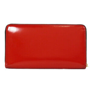 Celine Wallet Zipped Patent Multi Function Leather Long